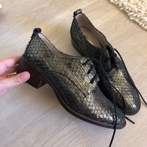 Louise et Cie metallic shoes